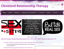 Tablet Screenshot of clevelandrelationshiptherapy.com